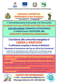 Comunità Energetica Rinnovabile a San Possidonio